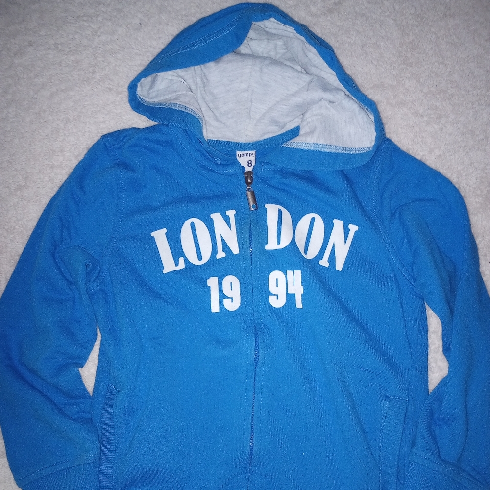 🌌⛺🚙 Bright Blue London Hoody